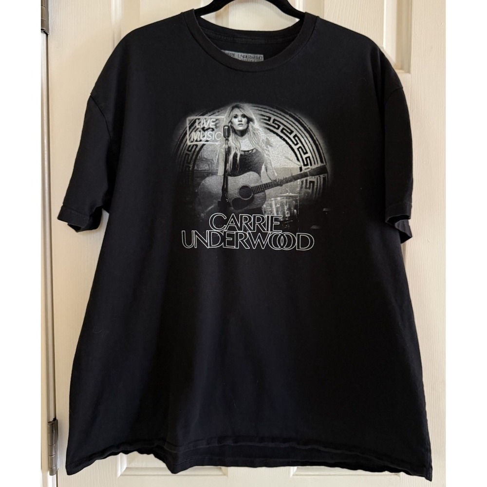 Carrie Underwood Storyteller Tour 2016 Men's Black XXL‎ T-shirt